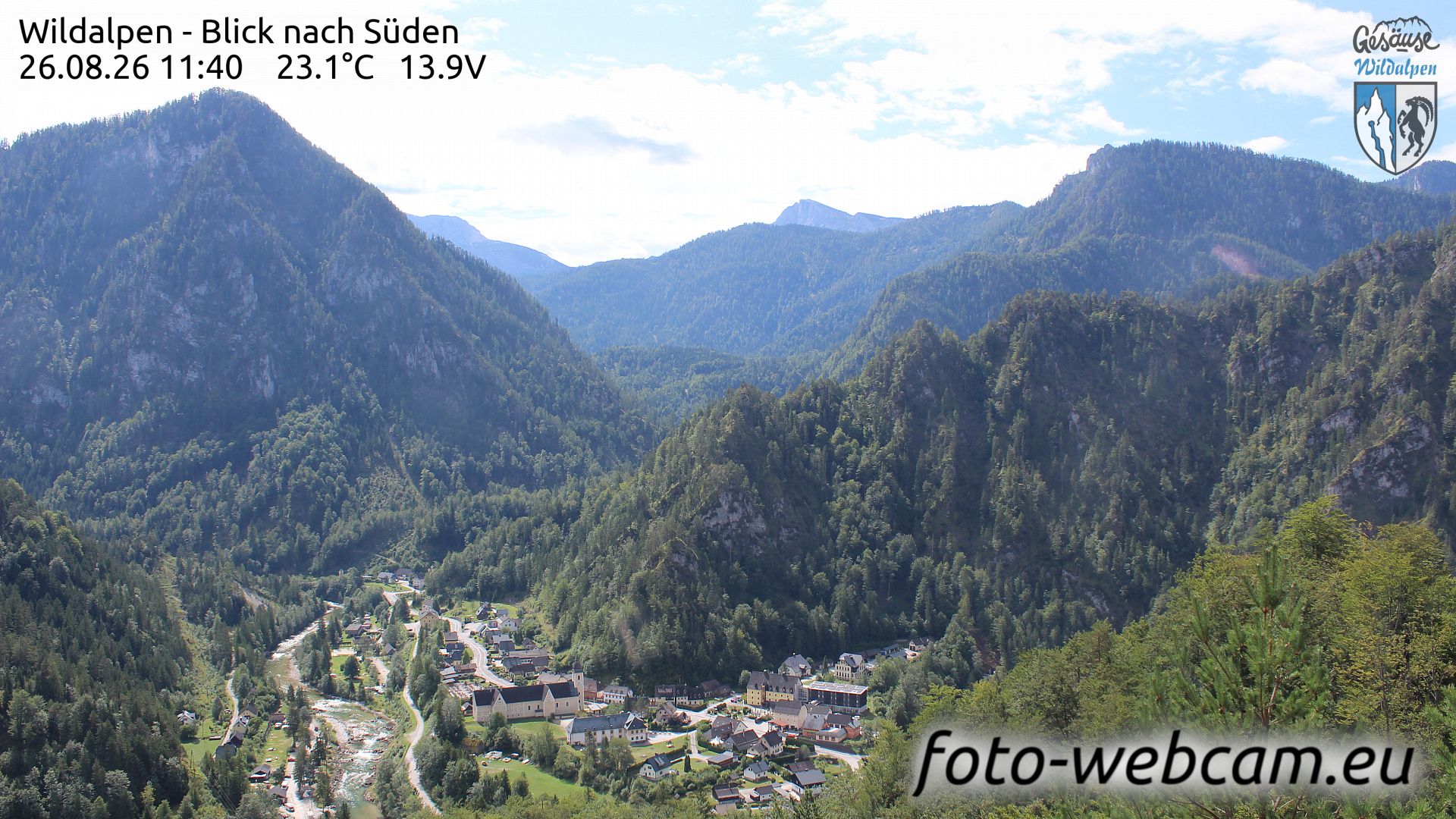 Wildalpen: Blick nach Süden