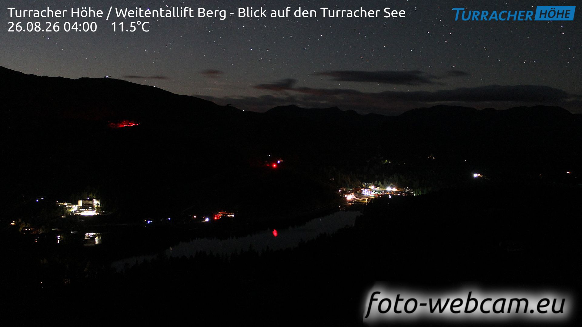 Turracher Hohe: Weitentallift Berg - Blick auf den Turracher See
