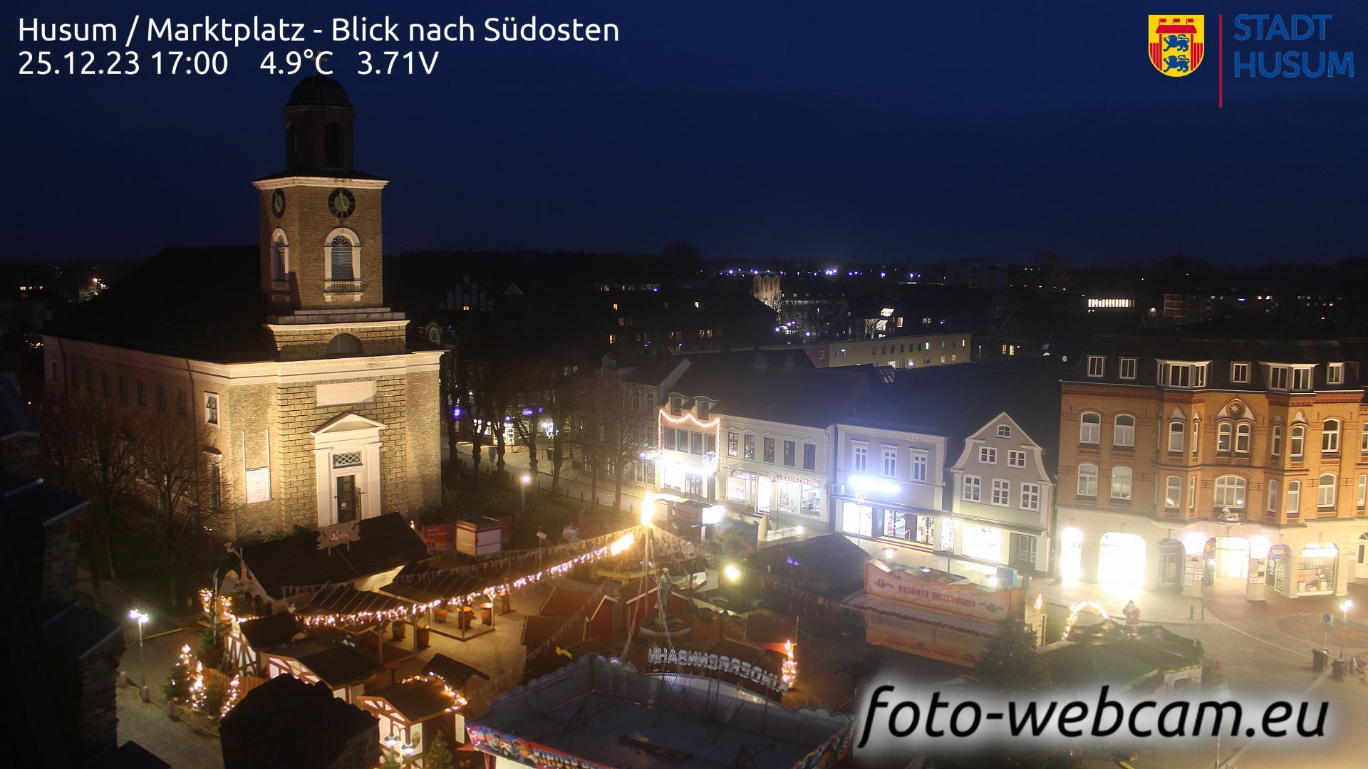 Zentrum: Husum - Marktplatz - Blick nach Südosten