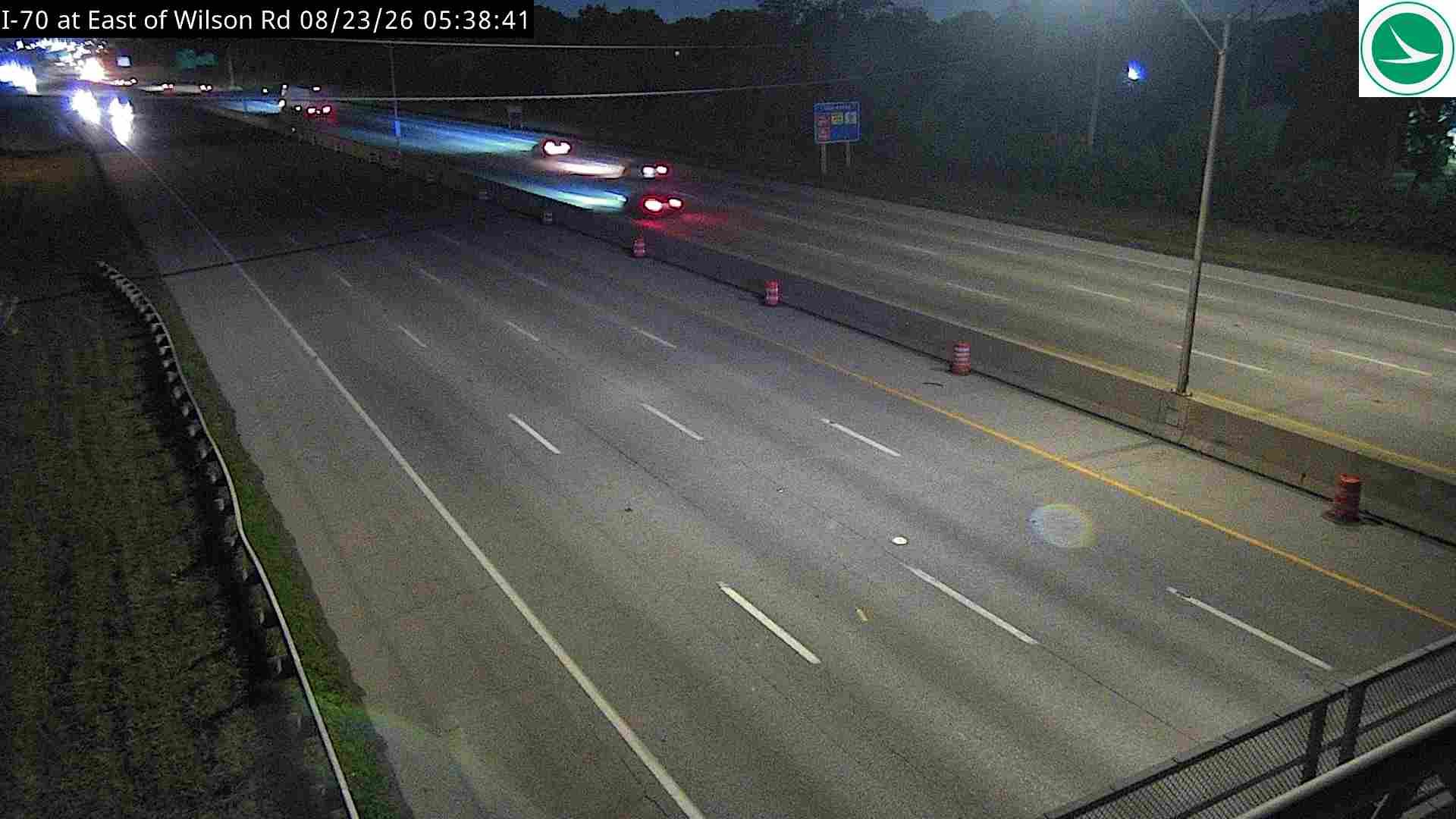 Columbus: I-70 at East of Wilson Rd