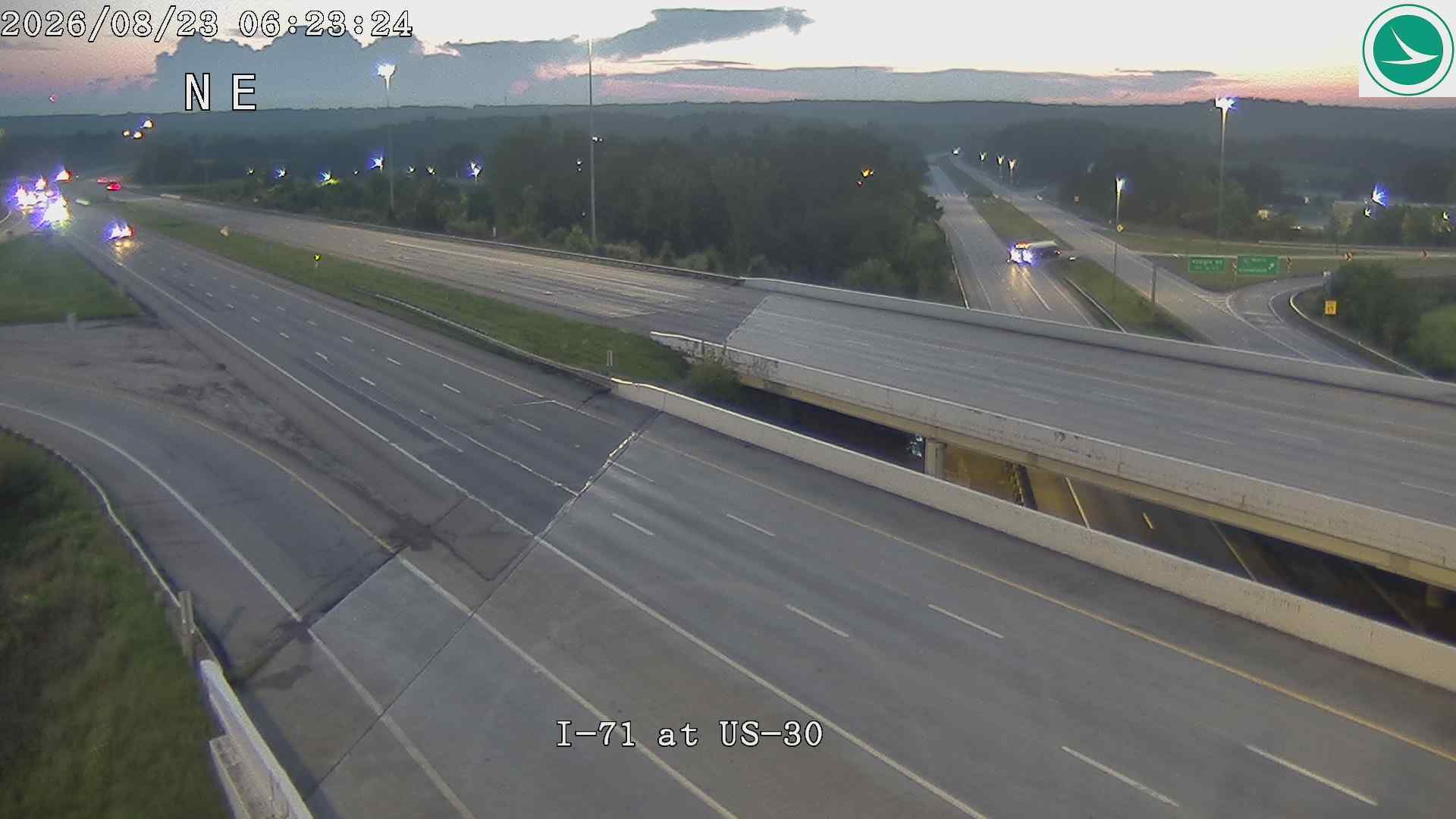 Sites Lake Cottage Area: I-71 at US-30