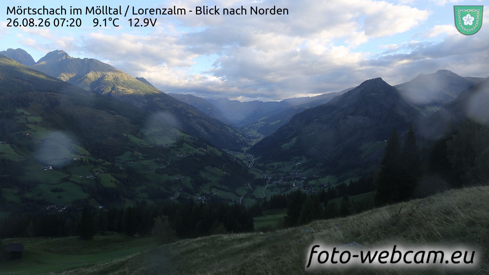 Mortschach: im Mölltal - Lorenzalm - Blick nach Norden