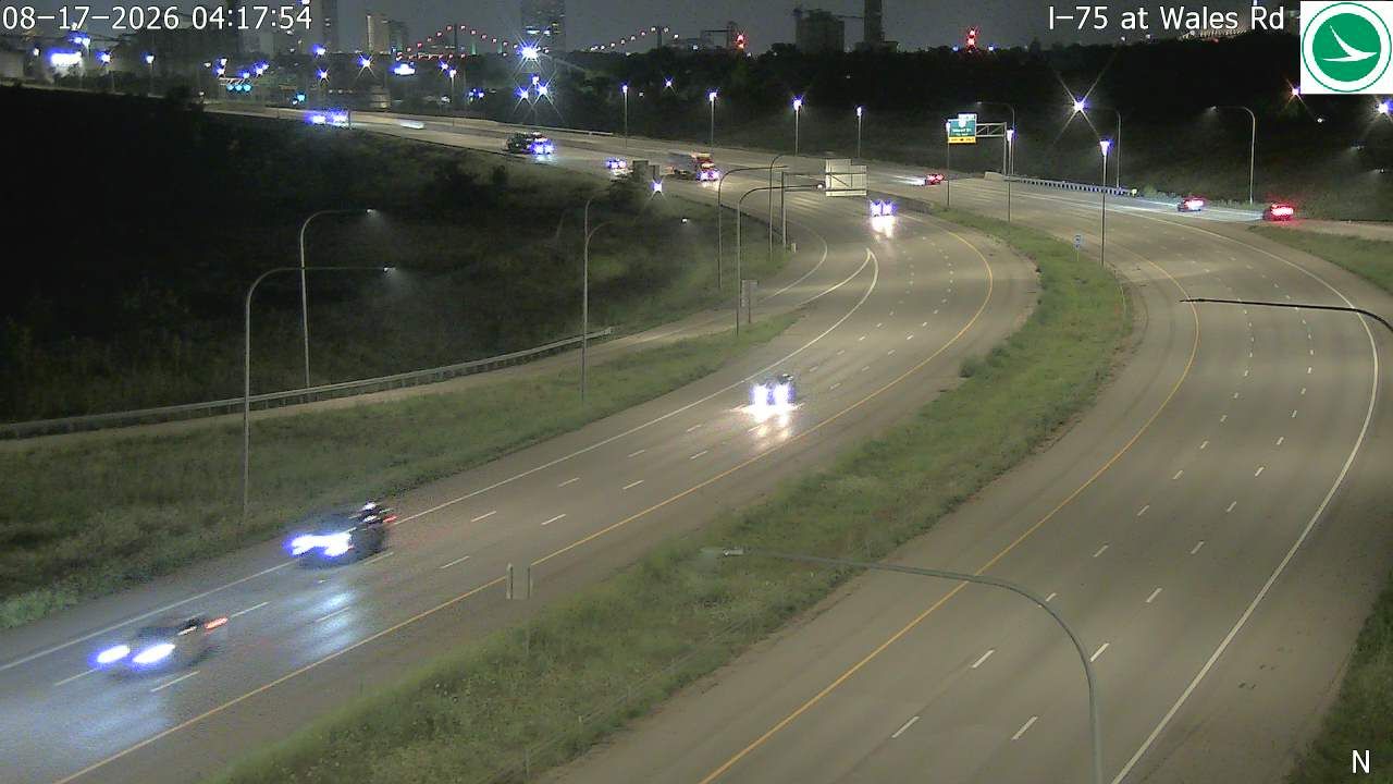 Northwood: I-75 at Wales Rd