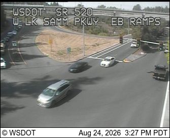 Redmond: SR 520 at MP 11.8: W Lake Sammamish, EB Ramps