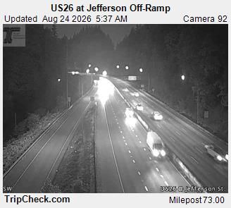Portland: US26 at Jefferson Off-Ramp
