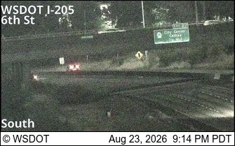 Vancouver: I-205 at MP 28.6: 6th St