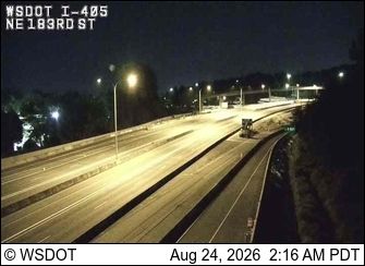 Bothell: I-405 at MP 23.9: NE 183rd St