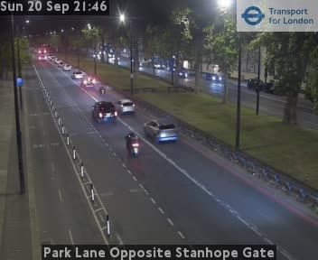 London: Park Lane Opposite Stanhope Gate