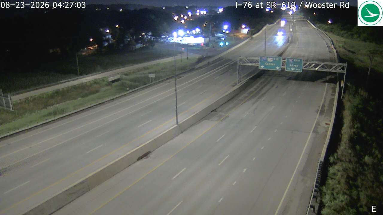 Barberton: I-76 at SR-619 - Wooster Rd