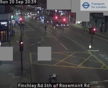 London: Finchley Rd Sth of Rosemont Rd