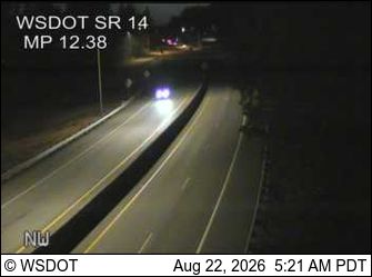 Camas: SR 14 at MP 12.38