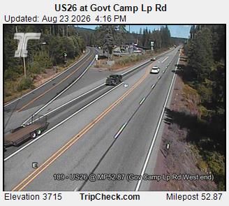 Government Camp: US26 at Govt Camp Lp Rd