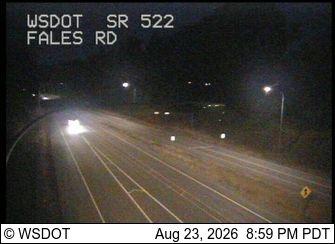 Brier › East: SR 522 at MP 18.9: Fales Rd