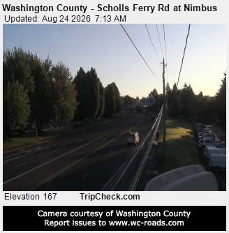 Beaverton: Washington County - Scholls Ferry Rd at Nimbus