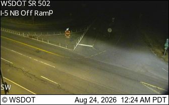 Baker › East: SR 502 at MP 0.5: I-5 NB off ramp