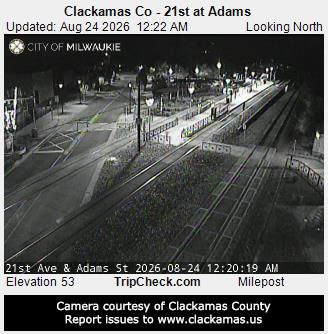 Milwaukie: Clackamas Co - 21st at Adams