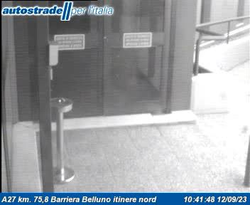 Ponte nelle Alpi: A27 km. 75,5 Barriera Belluno itinere nord