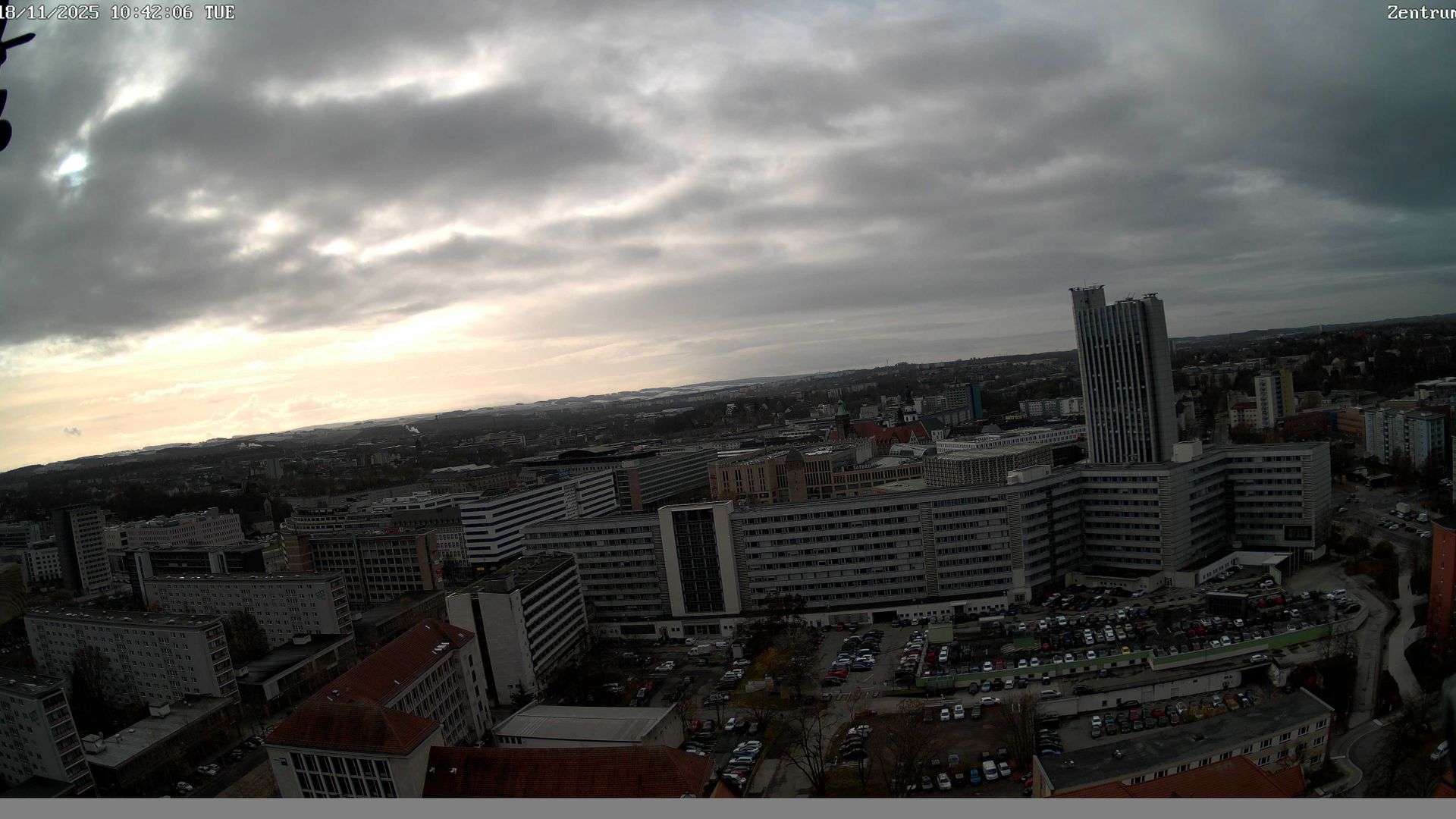 Chemnitz: Blick Richtung Osten