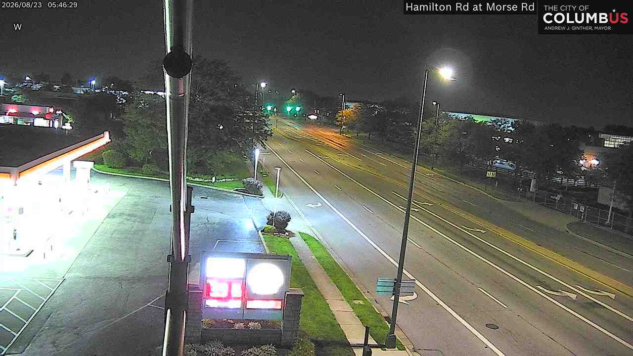 Gahanna: City of Columbus) Hamilton Rd at Morse Rd