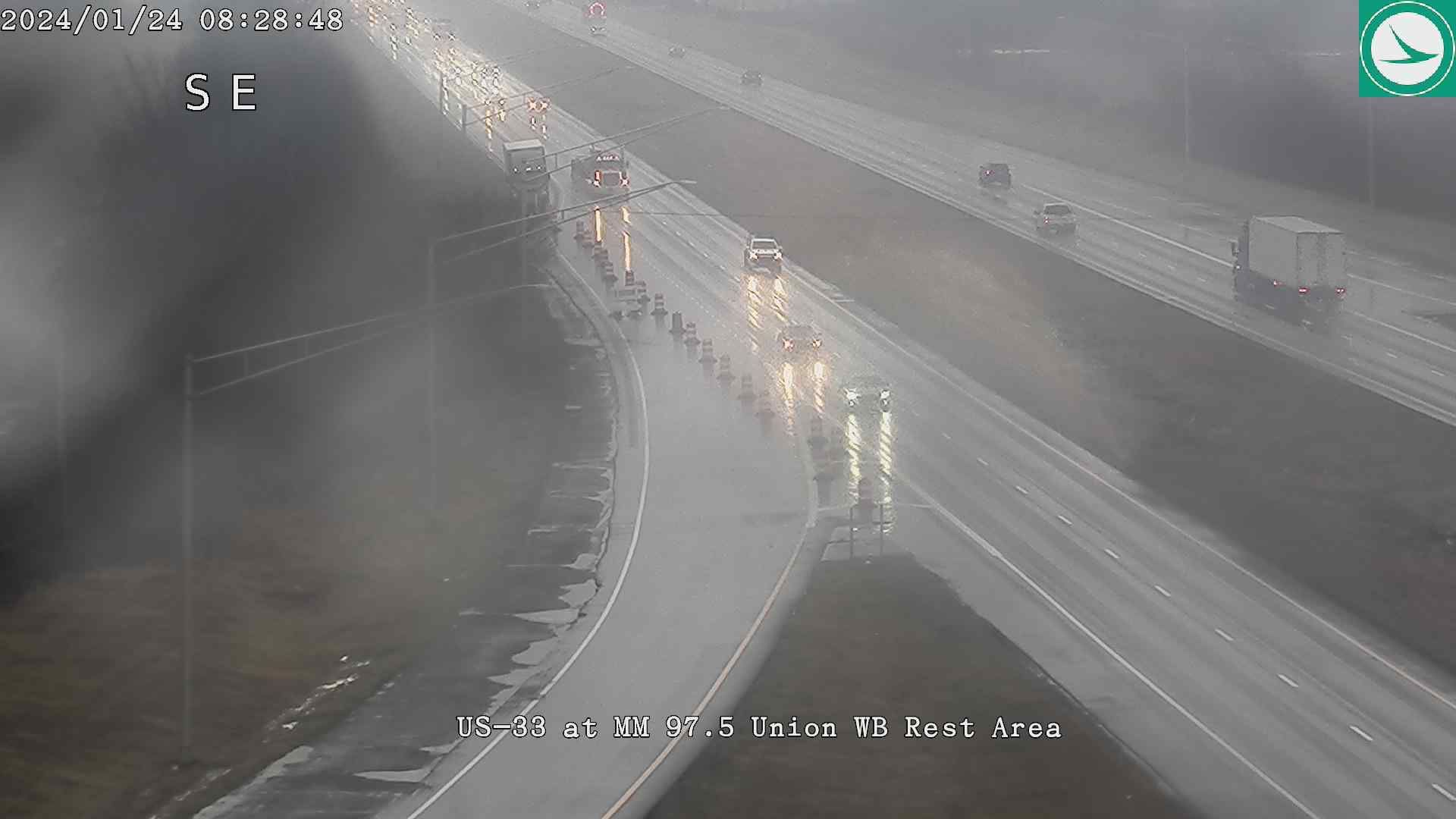 Dipple: US-33 WB rest area
