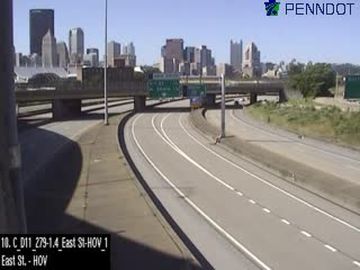 East Allegheny: I-279 @ MM 1.4 (EAST ST - HOV)