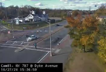 City of Cohoes › North: NY 787 NB at Dyke Ave
