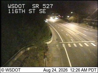 Everett: SR 527 at MP 9.9: 116th St SE