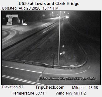 Rainier: US30 at Lewis and Clark Bridge