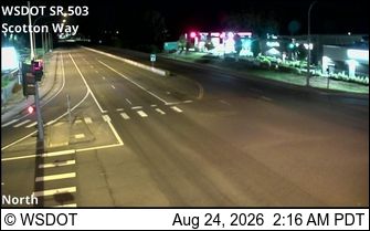 Battle Ground: SR 503 at MP 7.3: Scotton Way