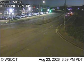 Anacortes: SR 20 at MP 49.7: Reservation Rd