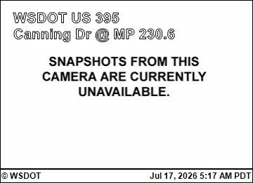 Colville › North: US 395 at MP 230.6 - Canning Dr