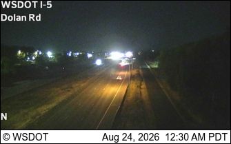 Ridgefield: I-5 at MP 13.4: Dolan Rd