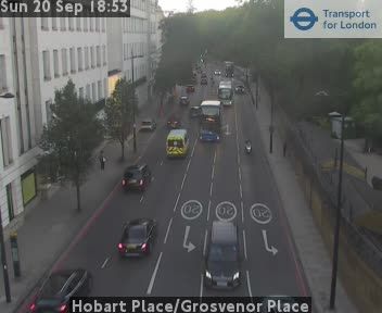 London: Hobart Place/Grosvenor Place