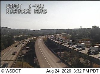 Bellevue: I-405 at MP 11.2: Richards Rd