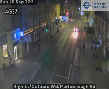 London: High St/Colliers Wd/Marlborough Rd