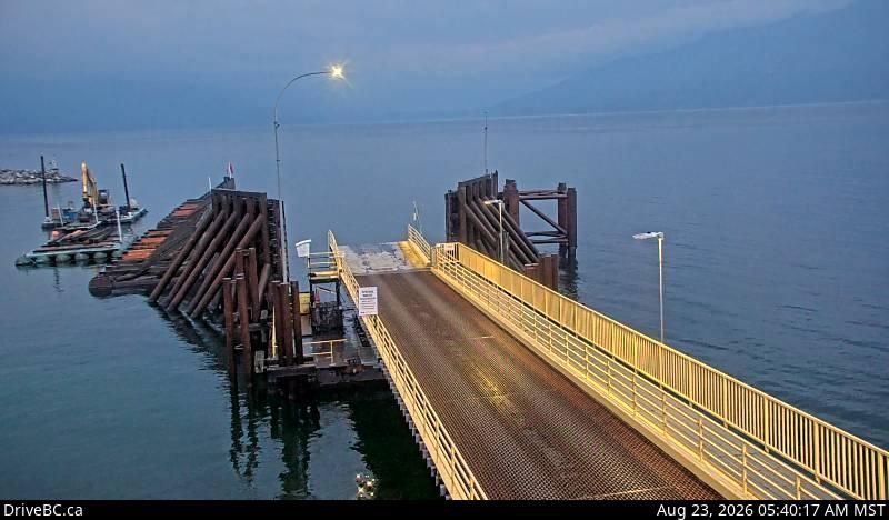Area A › South-West: Kootenay Bay Ferry Landing, looking southwest to ferry ramp