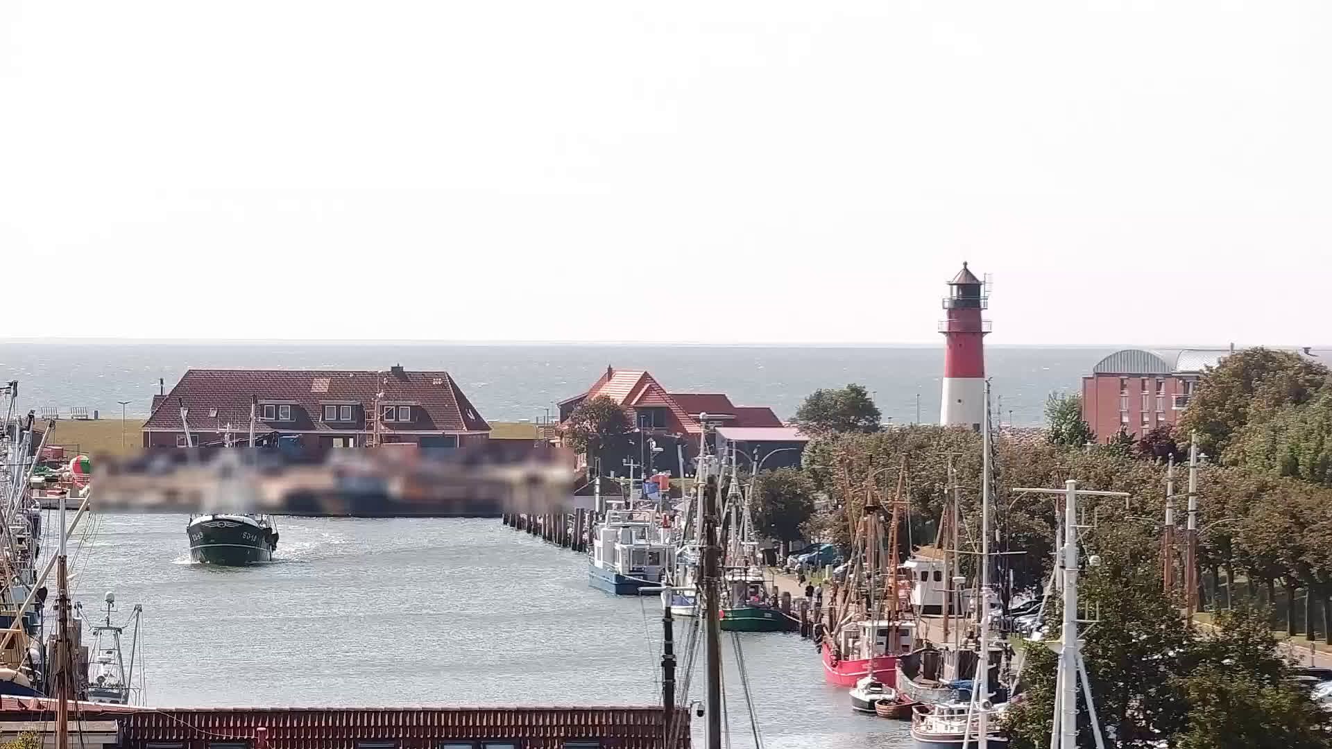Busum: Livespotting - Webcam am tideabhängigen Museumshafen in