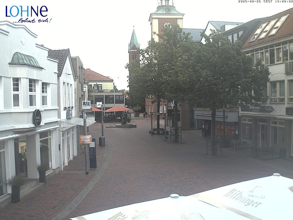 Lohne: Blick auf die Marktstraße
