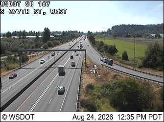 Meredith: SR 167 at MP 17.9: S 277th St, West