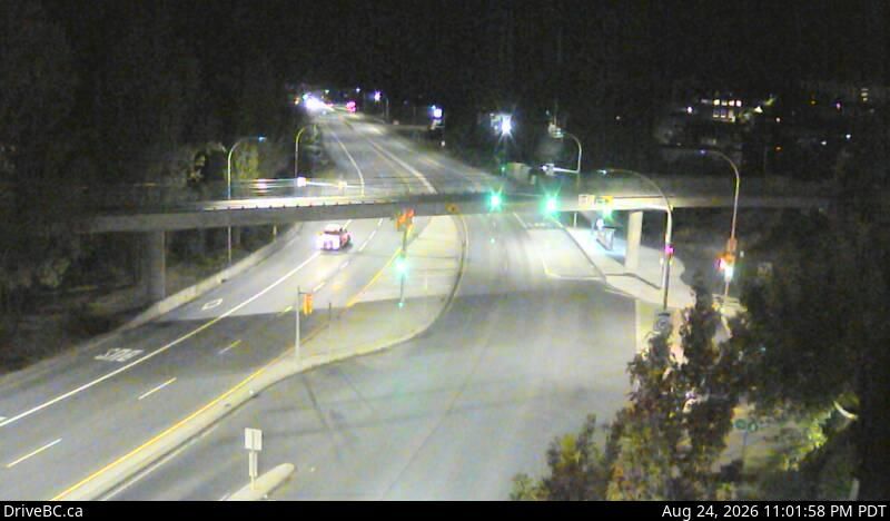 Saanich › North-West: Hwy 1 at Carey Rd, looking northwest