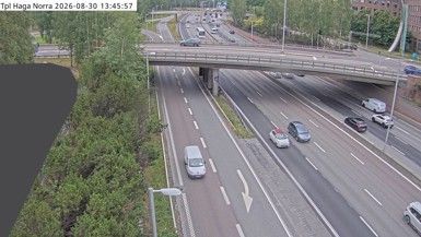 Bergshamra: Trafikplats Haga norra