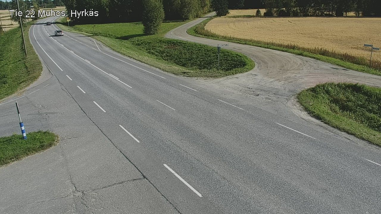 Muhos: Tie - Hyrkäs - Kajaaniin