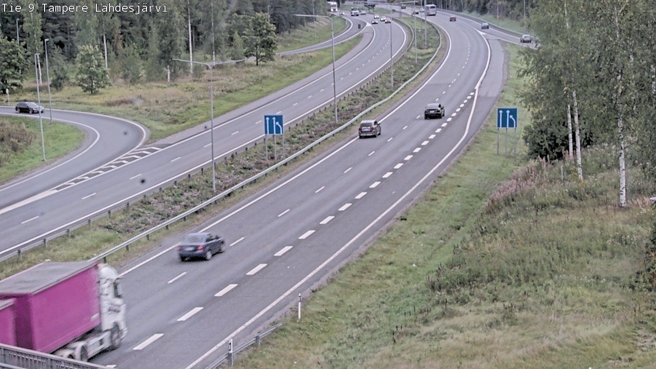Tampere: Tie - Lahdesjärvi - Jyväskylään