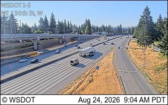 Haller Lake: I-5 at MP 173.7: NE 130th St W