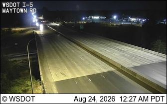 Olympia: I-5 at MP 95.2: Maytown