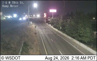 Hazel Dell › South: I-5 at MP 4.2: 78th St. Ramp meter