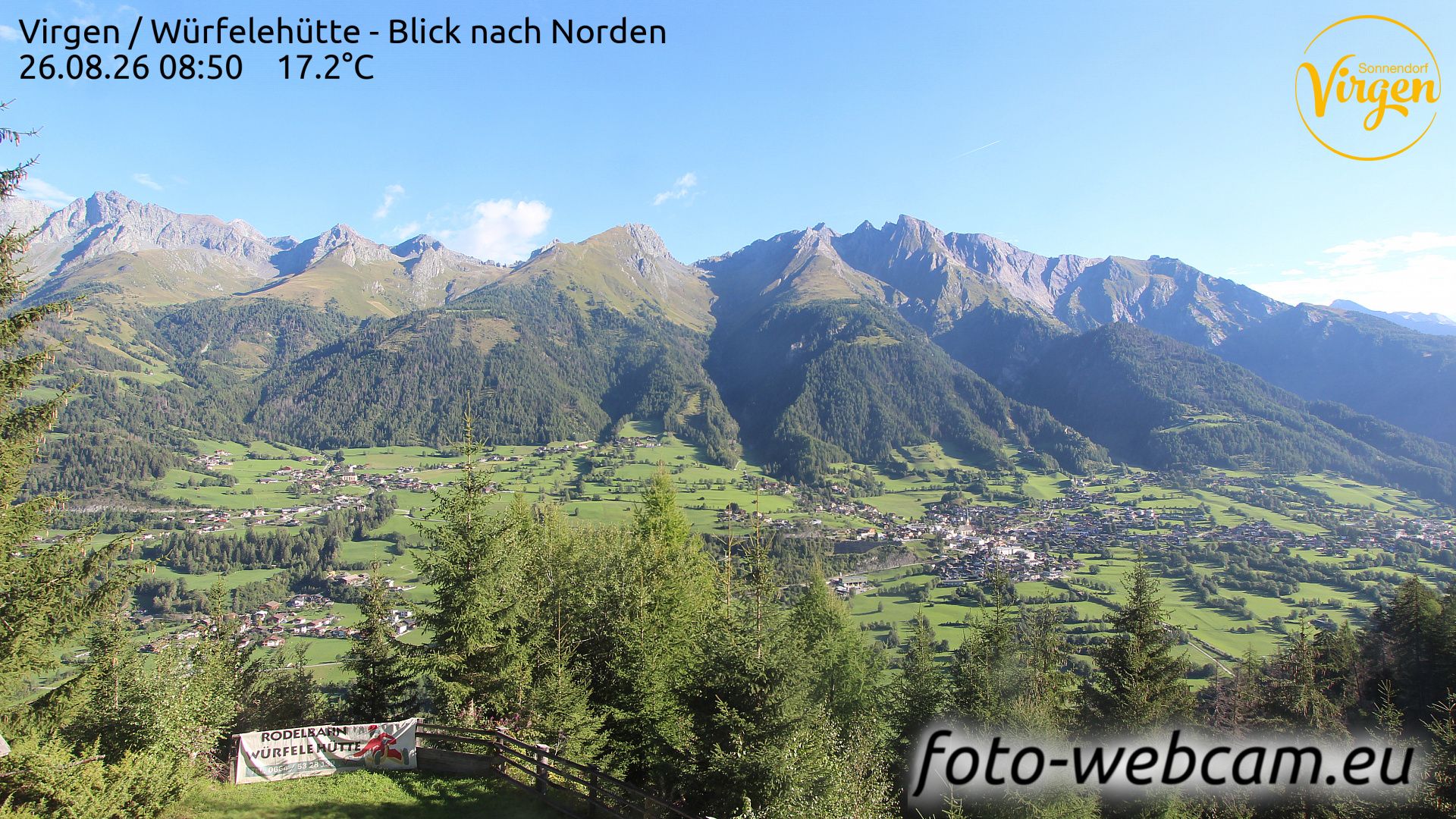 Goriach: Virgen - Würfelehütte - Blick nach Norden