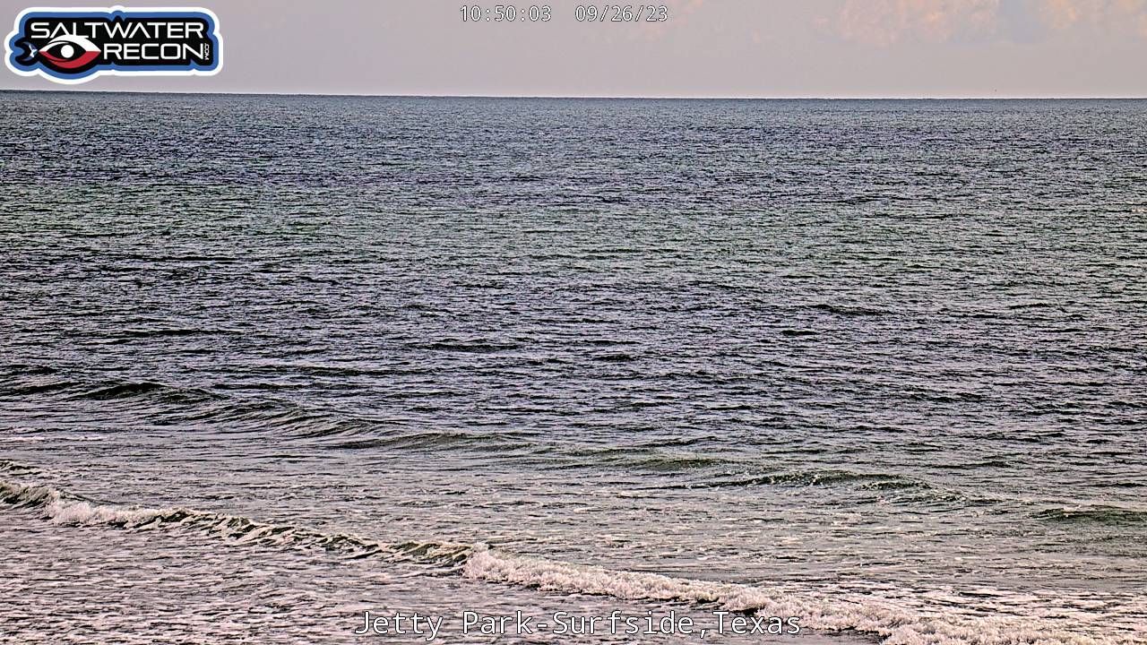 Surfside Beach: Jetty Park Cam - Surfside, TX - by Saltwater-Recon.com