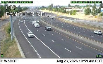 Liberty Lake: I-90 at MP 284.5: Fancher Rd