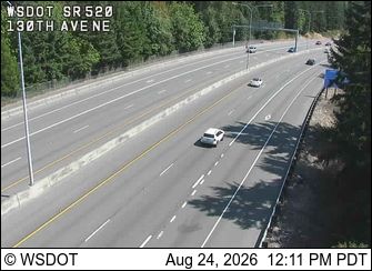 Bellevue: SR 520 at MP 8: 130th Ave NE